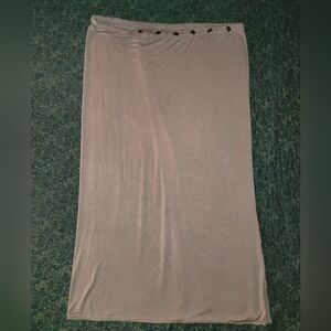 Chic Maxi Skirt with Button Detail